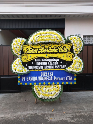 Papan Bunga Duka di Dolo Barat